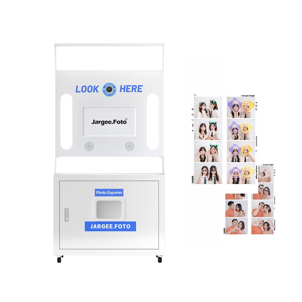 Malaysia Photo Booth Machine Touch Screen Self Service Instant Print With Printer and Camera Magazine Photo Booth Machine