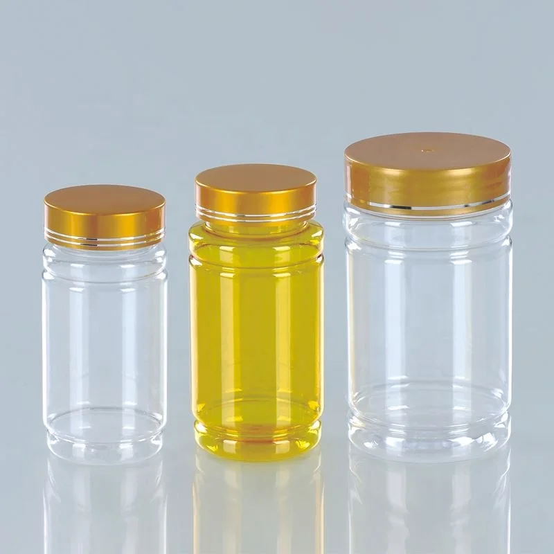 Custom Cheap Pet Capsule Container 150cc Clear Empty Supplement Vitamin Capsule Pill Plastic Bottle For Packaging