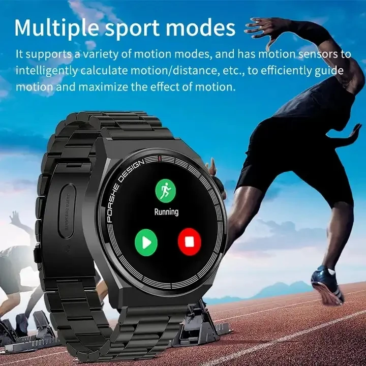 2024 LIGE BW0425 Smart Watch Men Calling Sports Fitness Tracker Heart Rate Monitor Multifunctional For Android IOS Smartwatch