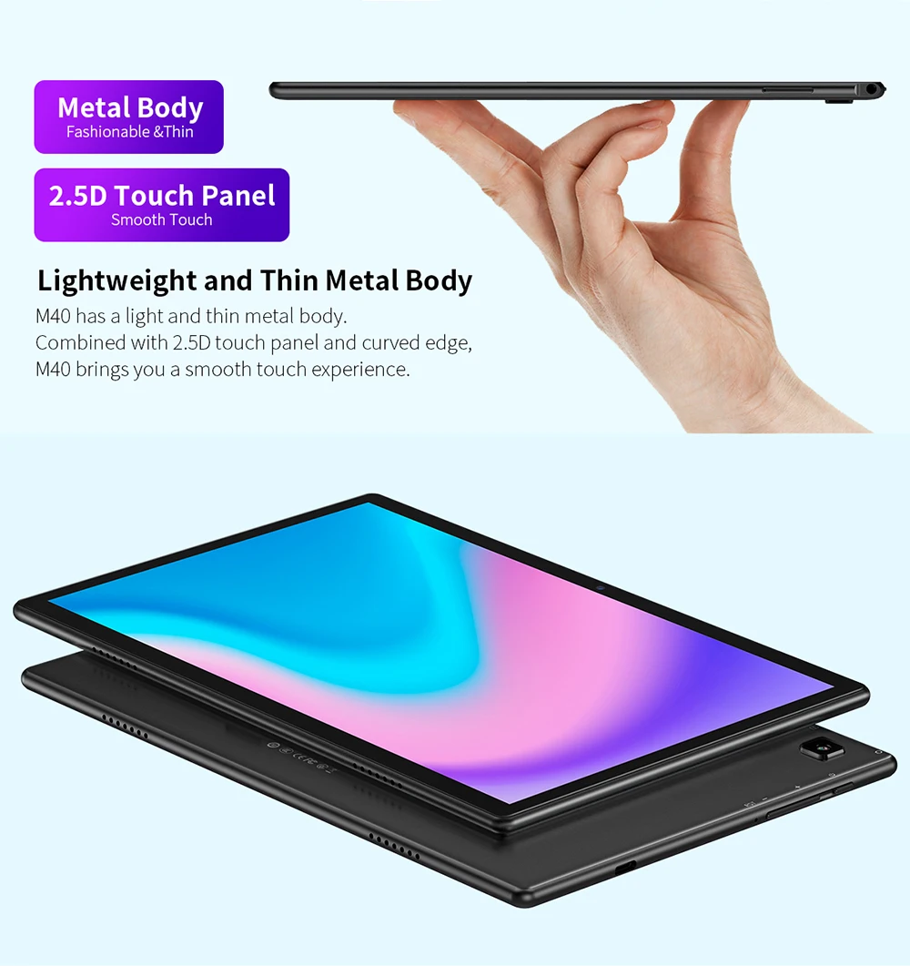 Teclast M40 10.1'' Tablet 1920x1200 4G Network UNISOC T618 Octa Core 6GB RAM 128GB ROM Tablets PC Android 10 Dual Wifi Type-C.jpg
