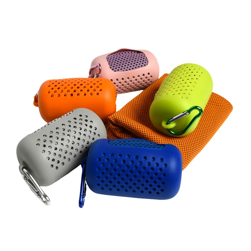 Wholesale Quick Dry Cooling Towel Custom Summer Gym Sports Reactive Printed Instant Cold Ice Cool Towel Microfiber