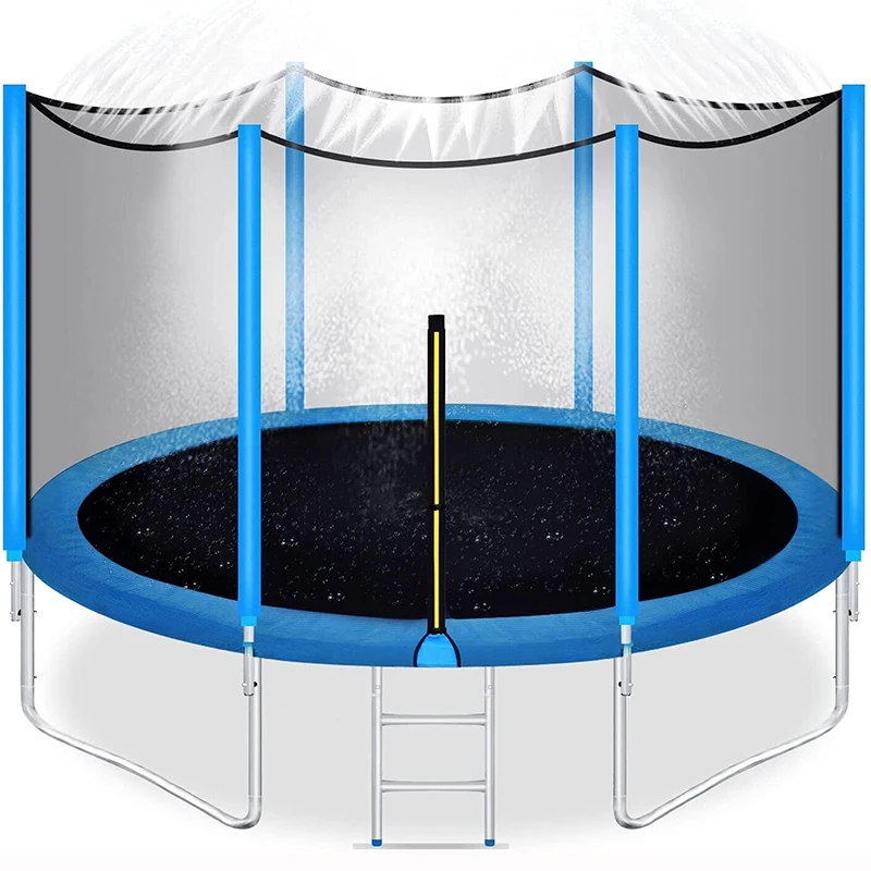 China manufacturer 6ft Big Round Trampoline outdoor kids park with Enclosure Safety Net Cheap trampolines fitness for sale