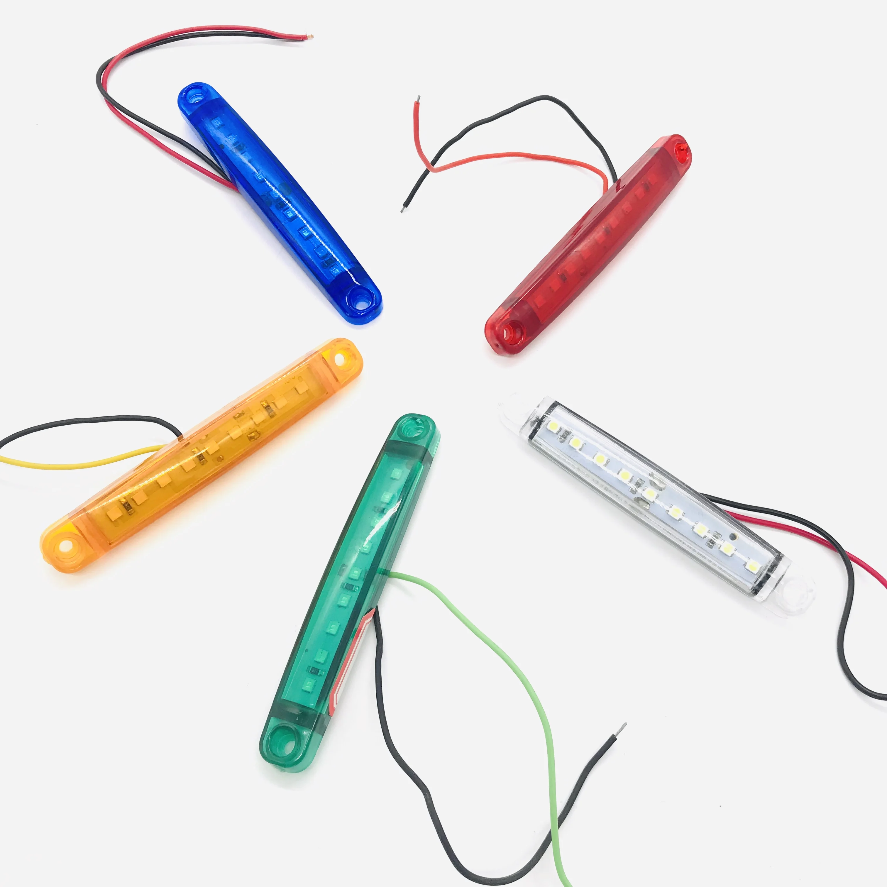 Высококачественные светодиодные фонари для грузовиков, защитные боковые габаритные огни, водонепроницаемые светодиодные фонари д