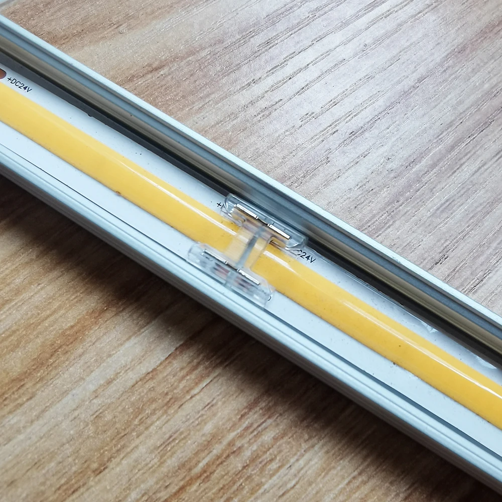 Тонкий узкий алюминиевый профиль, зажим для жука, без пайки, 2-контактный 3-контактный, 6-контактный разъем для светодиодной ленты