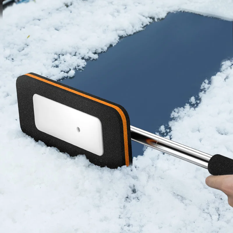 High Quality Household Car Shovel Snow Durable Plastic with Led Light Window Ice Scraper EVA For
