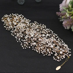 Wholesale Wedding bridal Headband Handmade hair Prom fancy Flower headband tiara crown