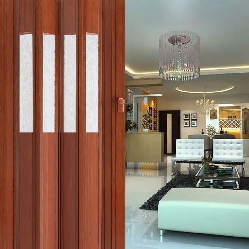 Laminated Slide Three By Folding Cabinet  Windows And Pvc Door For Toilet