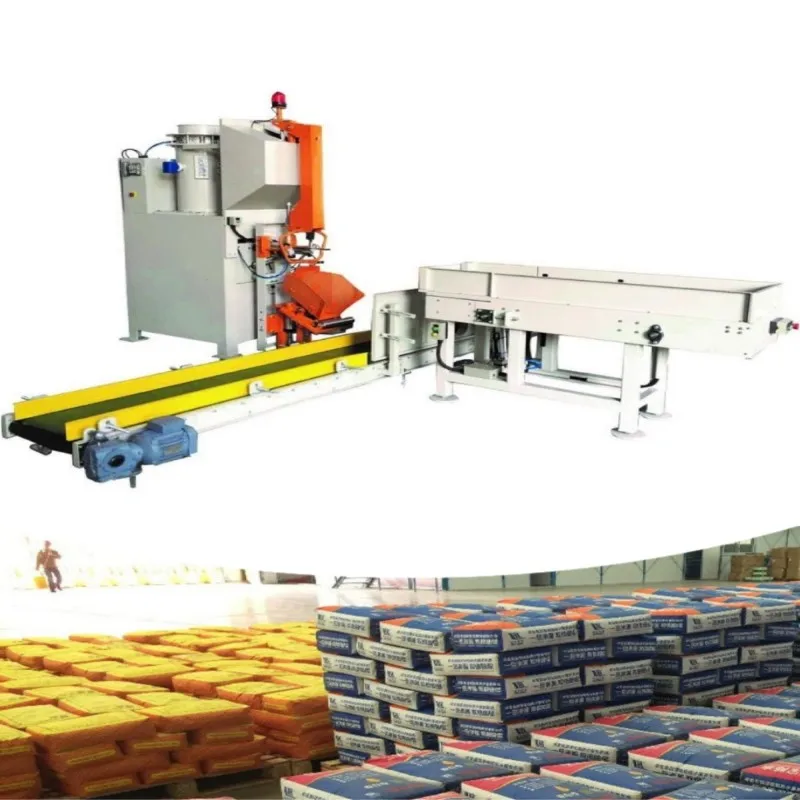 New Design Precision Packer Line White Cement Bag Filling Machine Sand Mortar Packing Equipment Rotary Valve Bag Filler