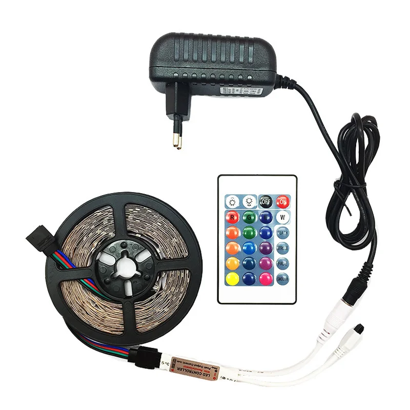 SMD5050 30 leds DC5V RGB 3000k 4000k 5000k  smart led lights kit with remote control waterproof led lights for backlighting