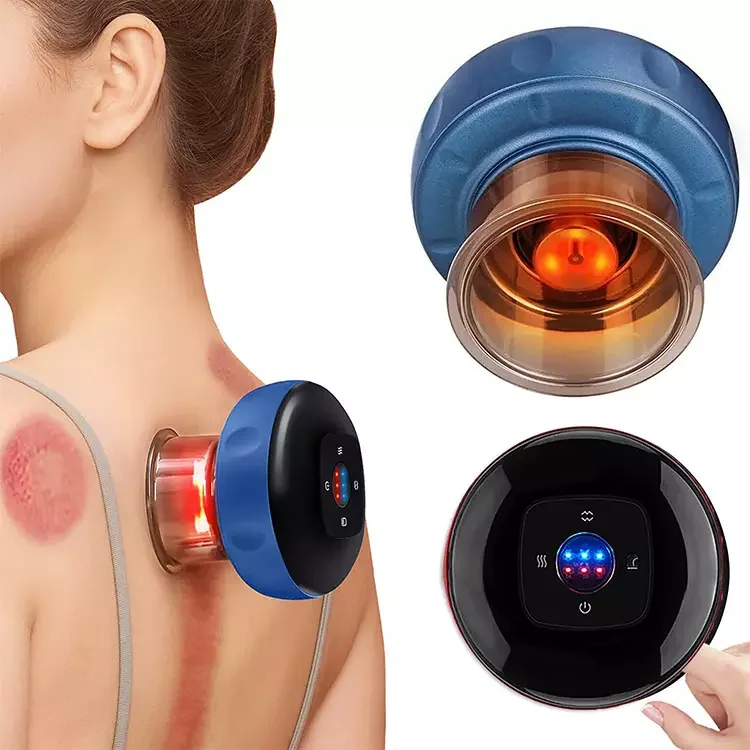 Hijama Cups Manufacturing Therapy Electric Heating Cupping Set Smart Electric Massage Cupping Set