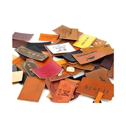 Good Price Custom Logo PU Leather Faux Leather Clothing Custom Leather Label