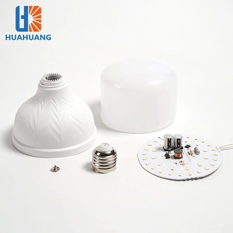 Huahuang Good Price Living Room PBT PP 5W 10W 15W 20W 30W 40W 50W 60W E27 LED Light Bulb