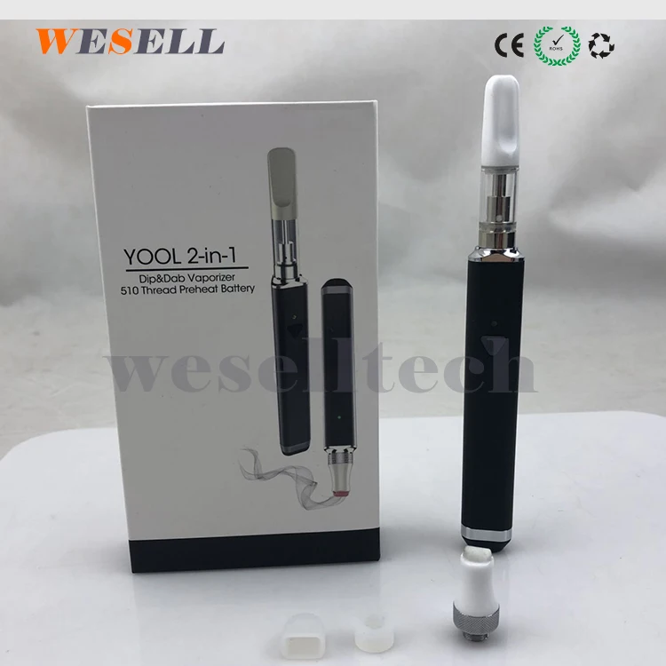 
Dip And Dab 2In1 Heating CBD Cartridge Dab Pen Vape Pen 