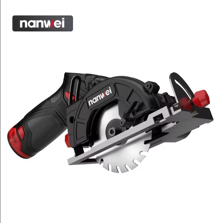 NANWEI Cordless Circular Power Saw Machine For Metal Steel Pipe Cutting Wood Cutting Electric Brushless Power tools