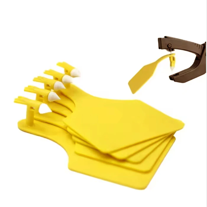 Split Spade Pig Sheep ear tags Large Supply Eartags Certificated TPU Ear tags for animals Tracking Farm Management