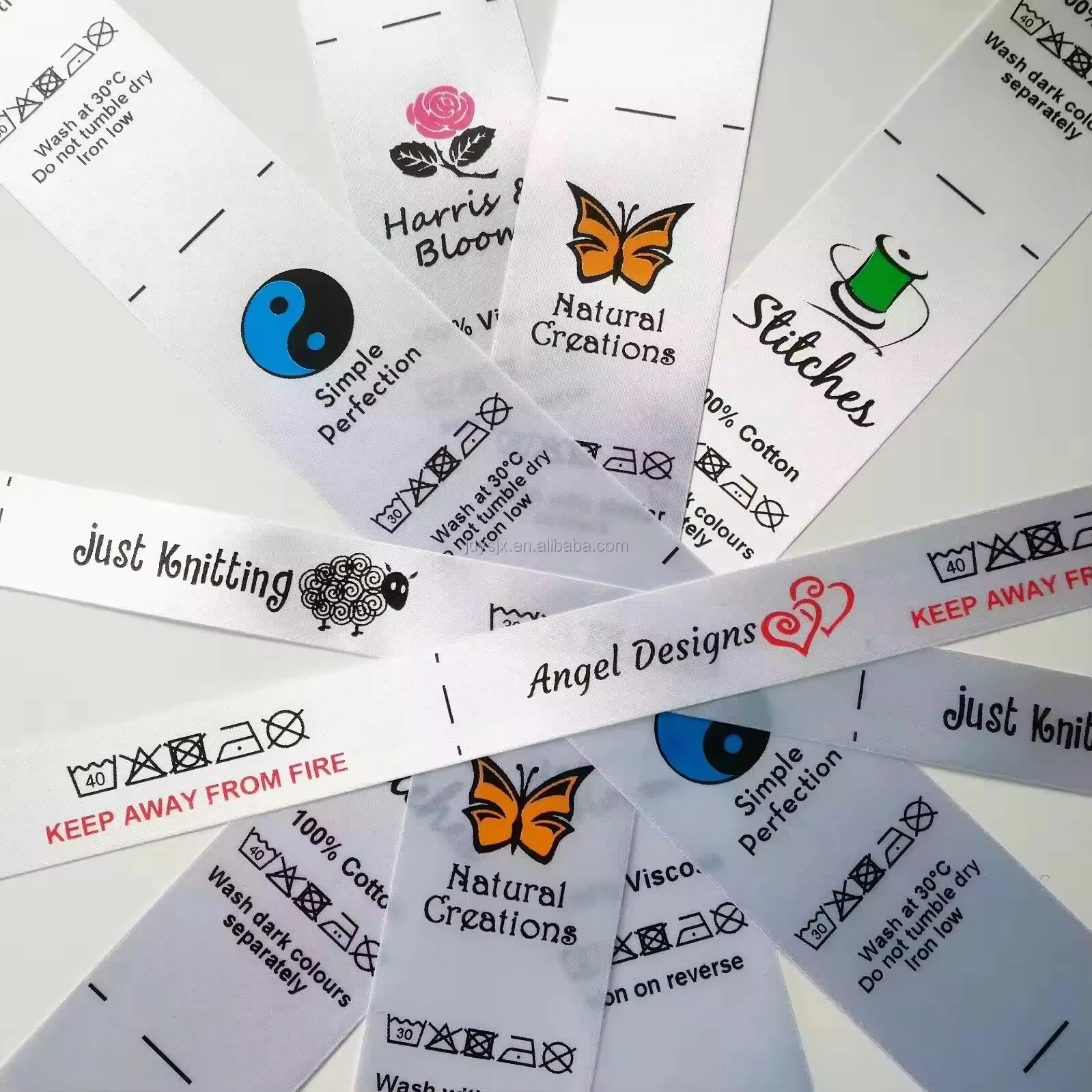 JR-1542 China Manufacturers 2+4 Colors Double Side Print Letterpress Flexo Label Printing Machine For Polyester Satin Ribbon