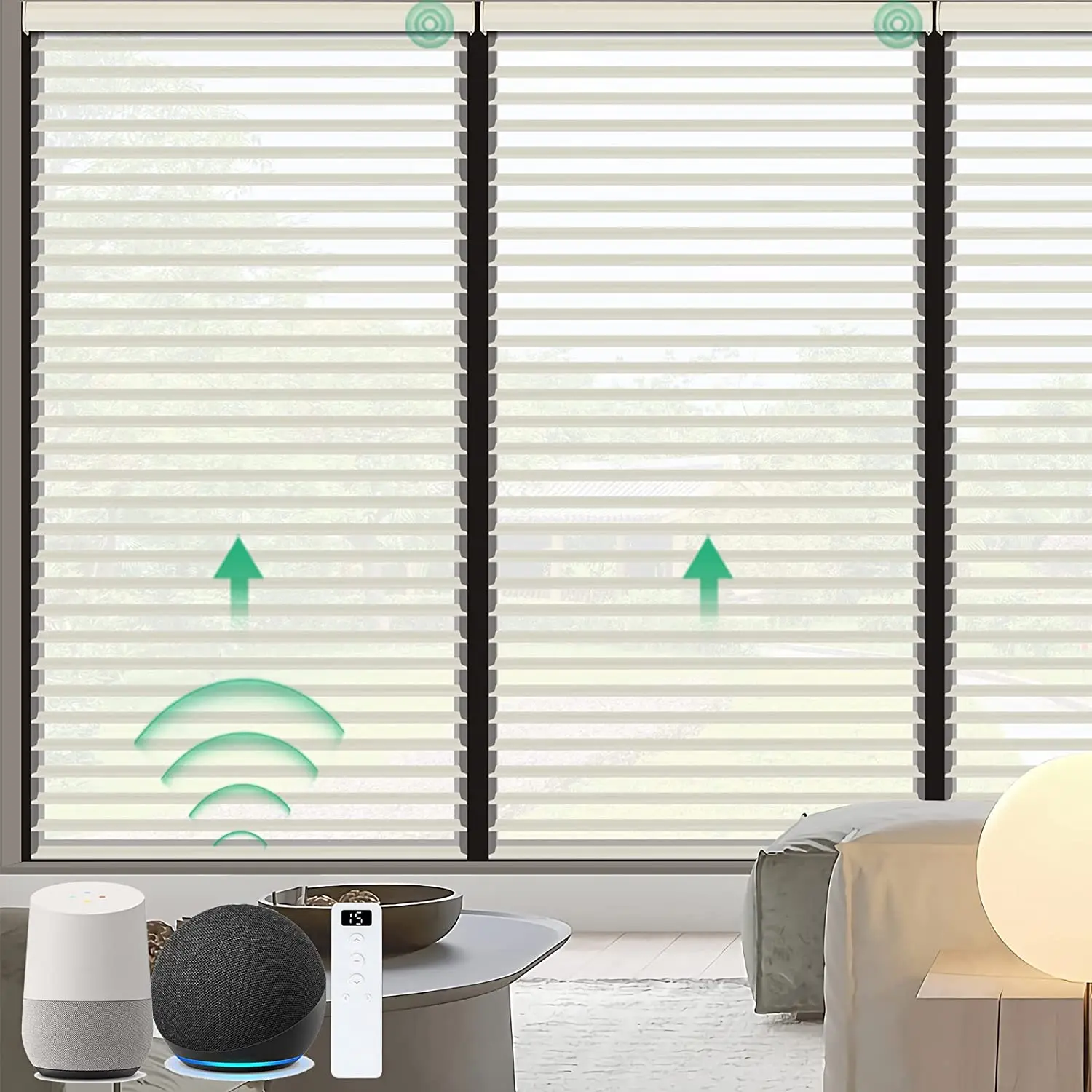 Shangri La Electric Roller Blinds Insulated French Window Curtains Living Office Bedroom Kitchen Polyester Steel Boxes Hotels