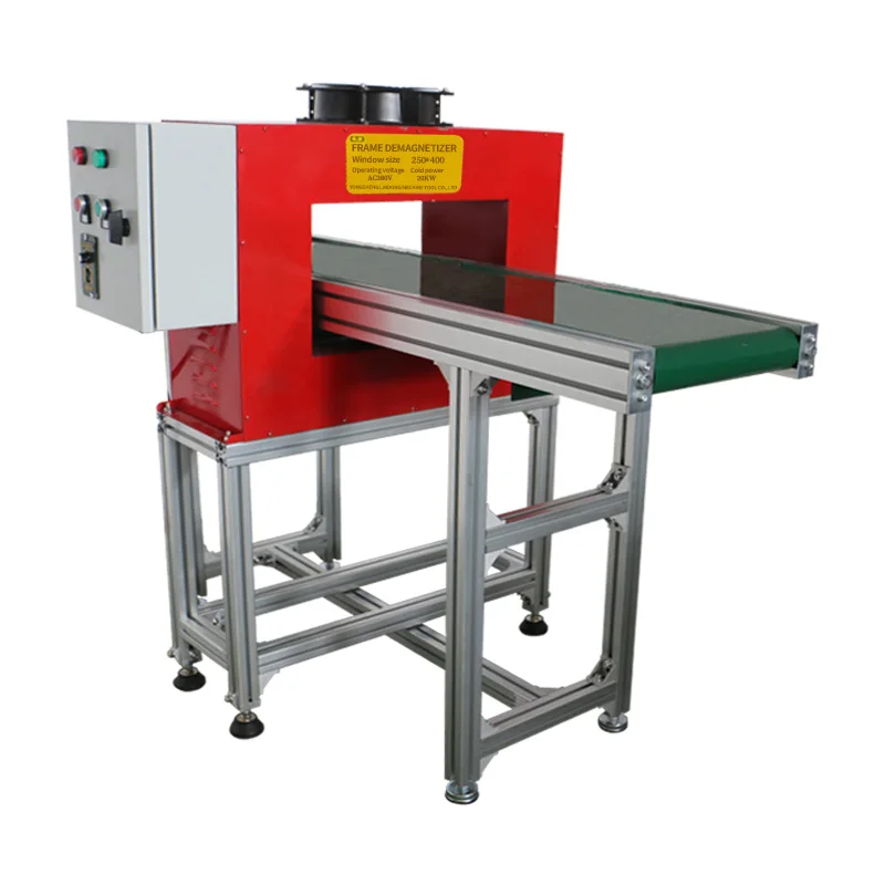 Conveyor Belt Frame Demagnetizer Non Powered Roller Frame Demagnetizer Machine  for Demagnetization Steel Iron Workpieces Deal