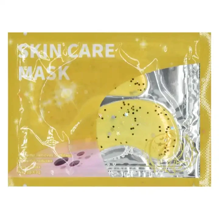 OEM Wholesale Glitter eye mask hydrogel eyelash pads eye gel patch anti-wrinkle Hyaluronic acid Eye Mask