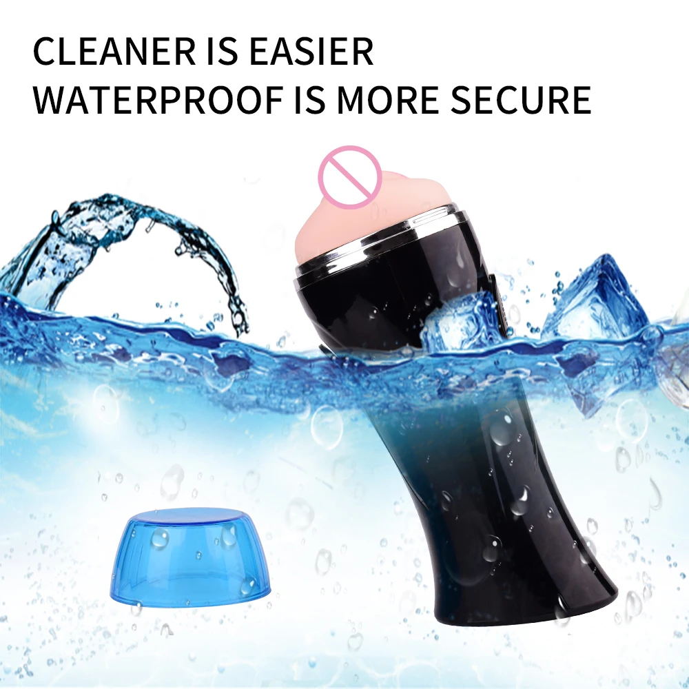 Realistic Penis Masturbator TPE+ABS Material Manual sex toys for men Snail Cup Masturbator Cup