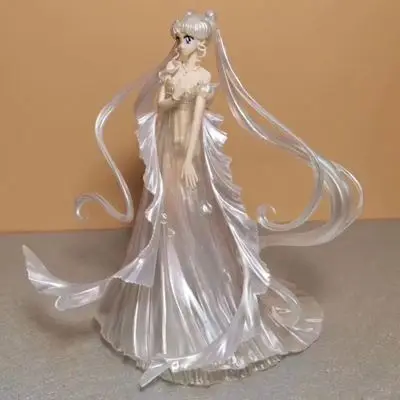 Hot sale Anime Sailor Moon Tsukino Usagi action figure Wedding dress boxed model toys