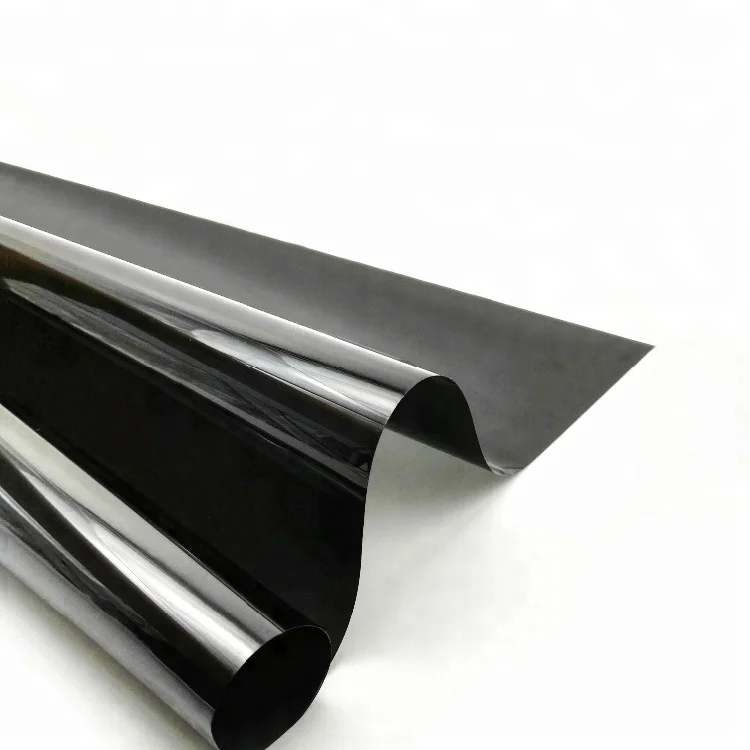 One Way Mirror Solar Window Film Static No Glue Heat Insulation Anti-UV Building Film