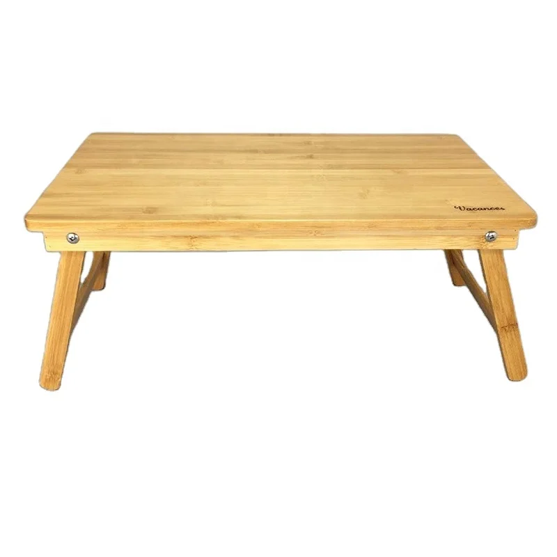 Portable Foldable Bamboo and Wood Picnic Table for Outdoor Dining Furniture Use