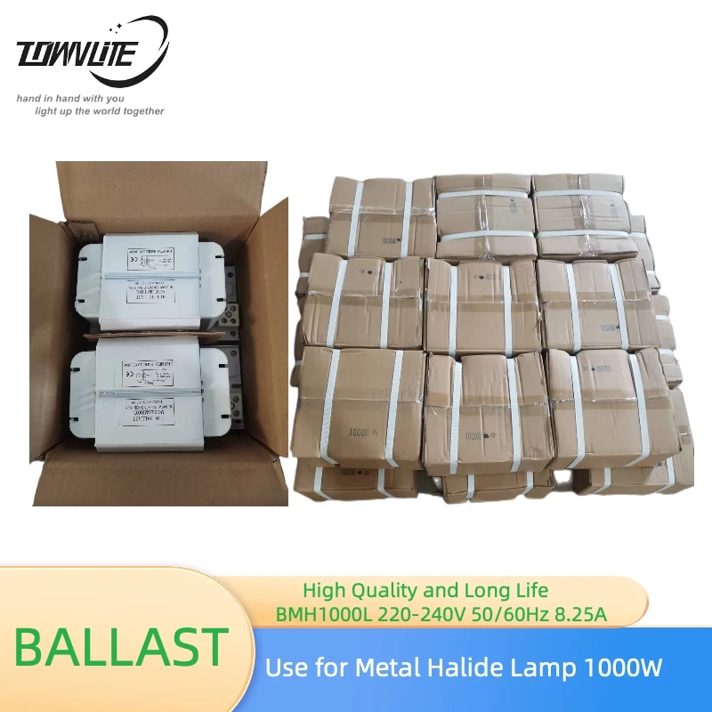 Long life high quality MH1000W metal halide lamp high pressure mercury lamp 8.25A magnetic ballast
