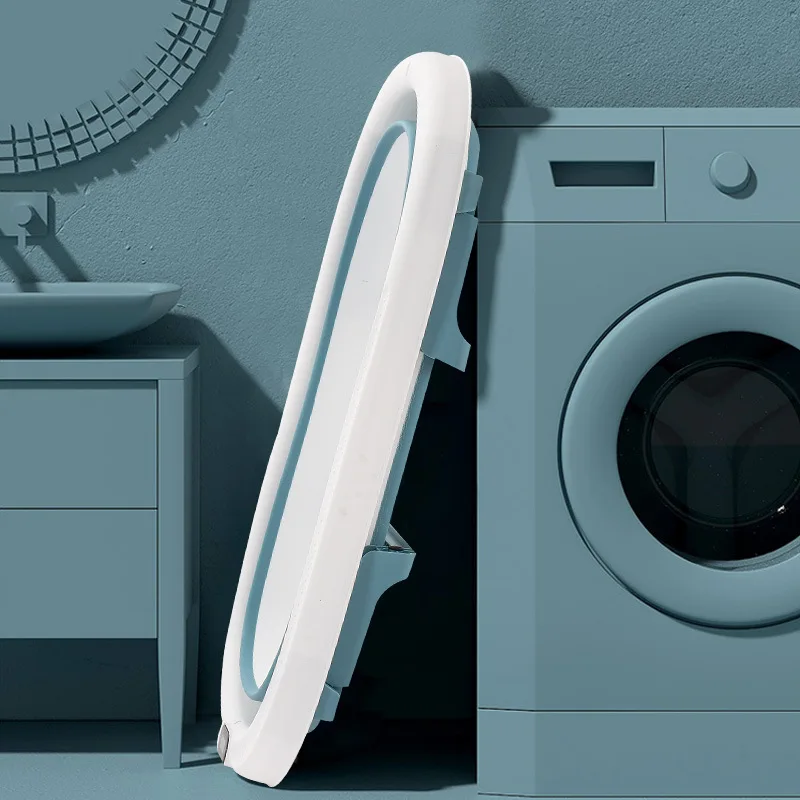 2021New arrival hot sale high quality big size plastic foldable baby bathtub inflatable baby bathtub