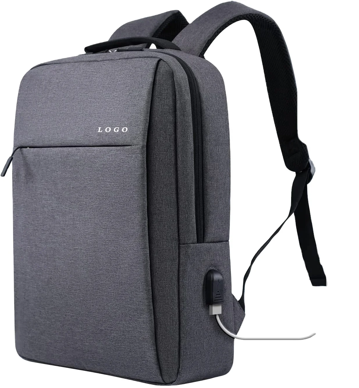 Laptop Backpack Port Water Repellent Travel Backpack Casual Fashion Large Computer Backpack With USB Charging