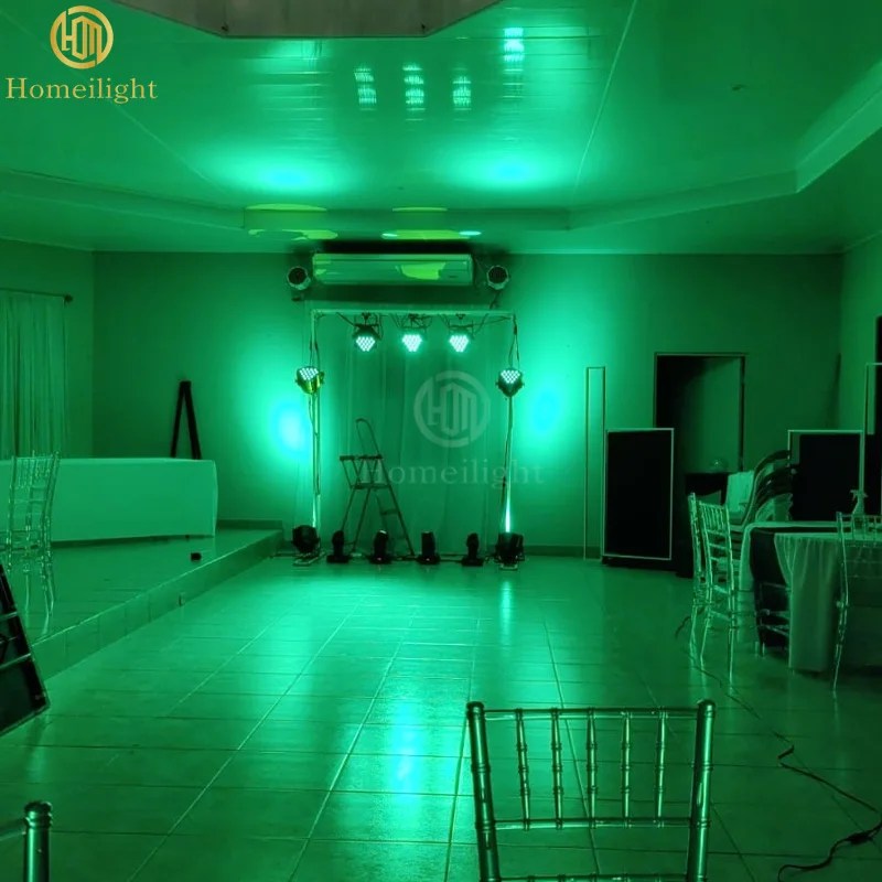 High Bright 18pcs 24pcs Led Par Can Light 54pcs 3w Par Led RGBW DMX DJ Stage Decoration Light for Church