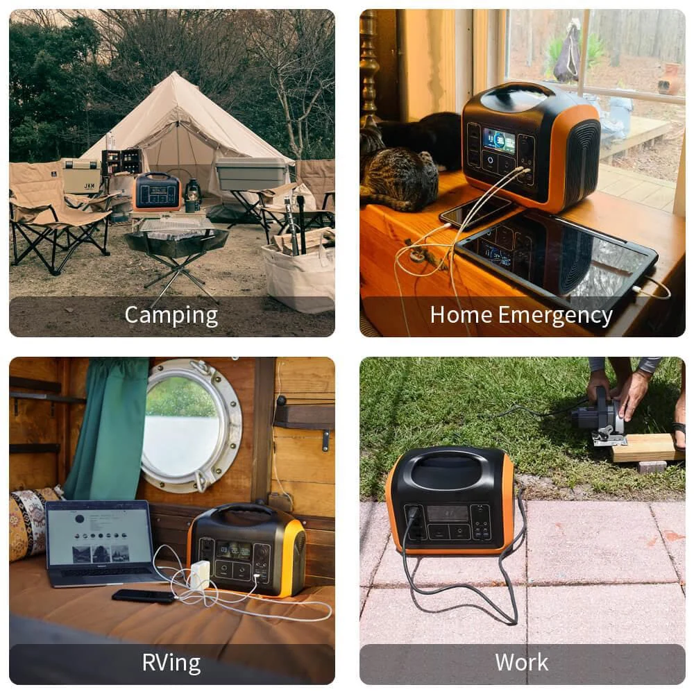 China Supplier Tragbare Powerstation LiFePO4 Battery Bank Charge 1000W Solar Generator 1200W Portable Power Supply Station