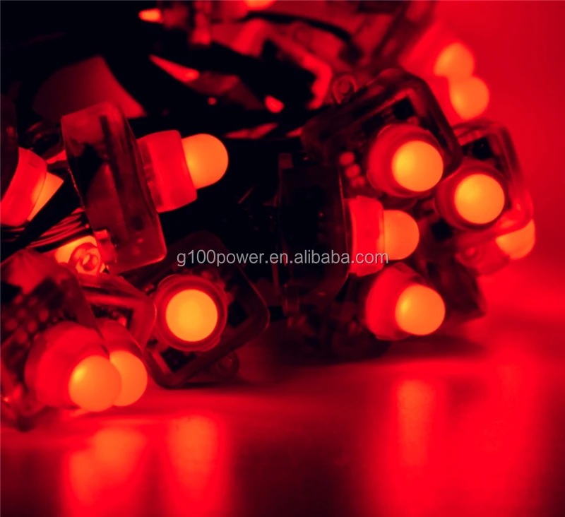 5V 12V 12MM WS2811 Square Digital RGB LED Pixel Light Smart Pixel Nodes for Holiday Permanent Lighting