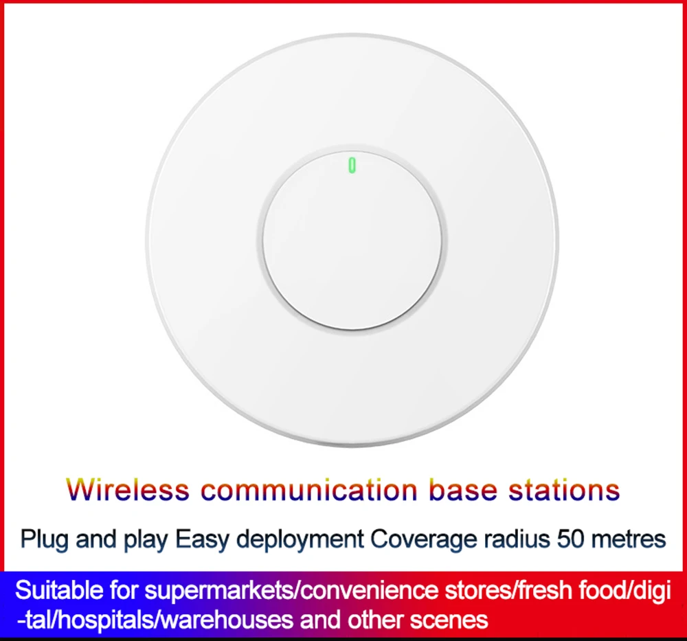 New Design Wireless Ap Base Station By Blue Tooth Connected Smart Store Supermarket Chain Wifi Electronic Price Tag Accessories