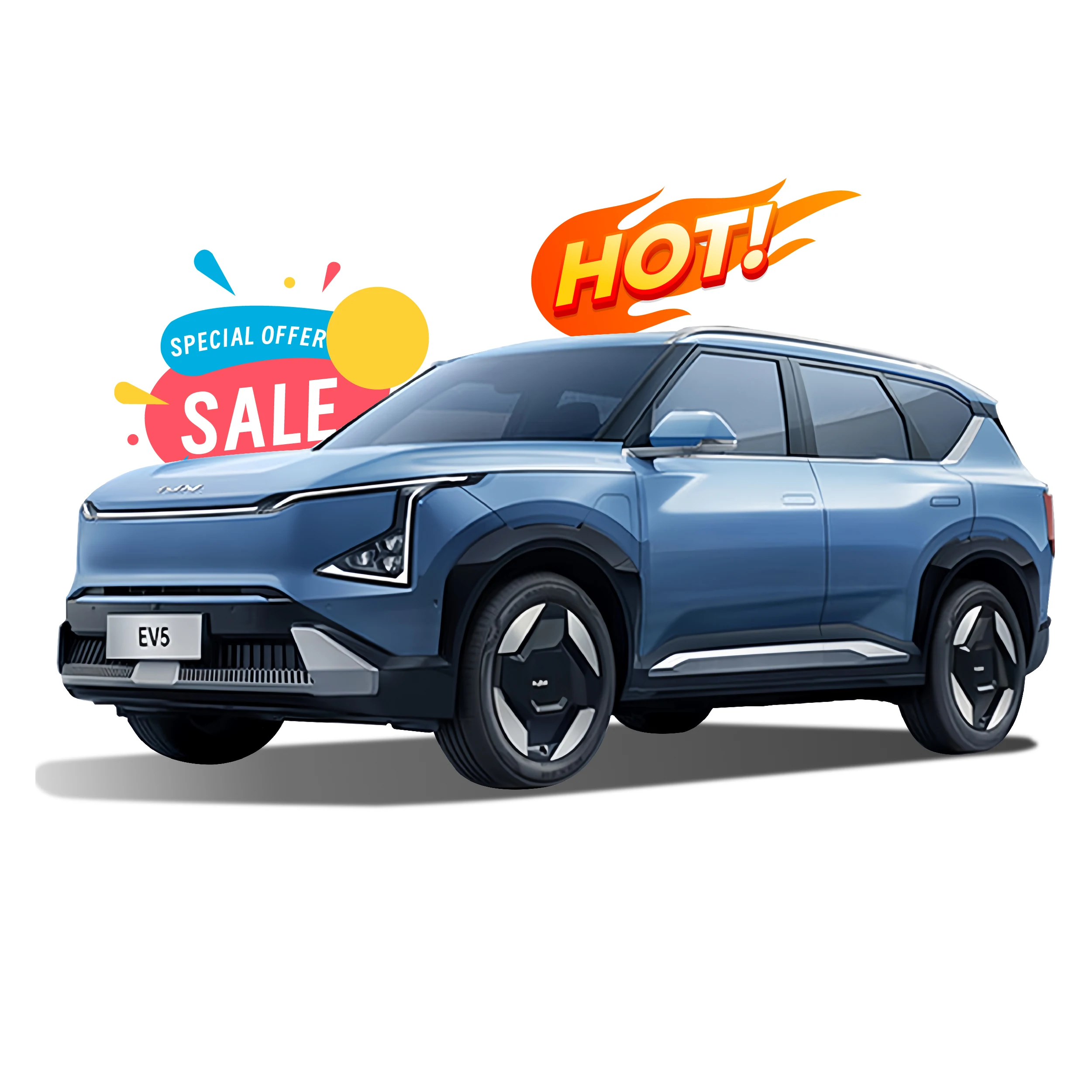 Kia ev5 Максимальная скорость 185 км/ч диапазон 720 км 5-дверный 5-местный внедорожник сделано в Китае