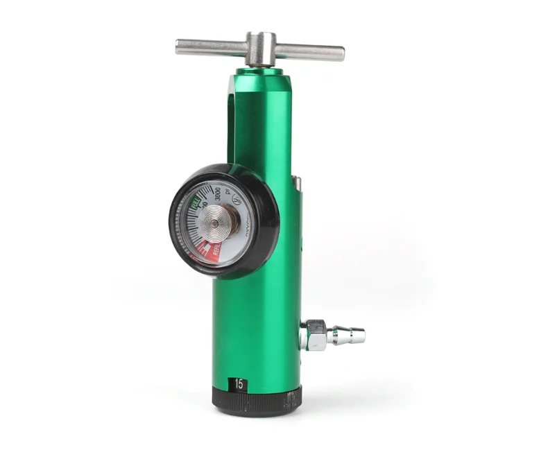 CGA540 Oxygen Pressure Regulator With Flow Meter For