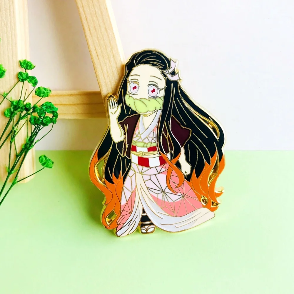 Customized lapel pins luna lovegood enamel pin or harry anime lapel pin potter