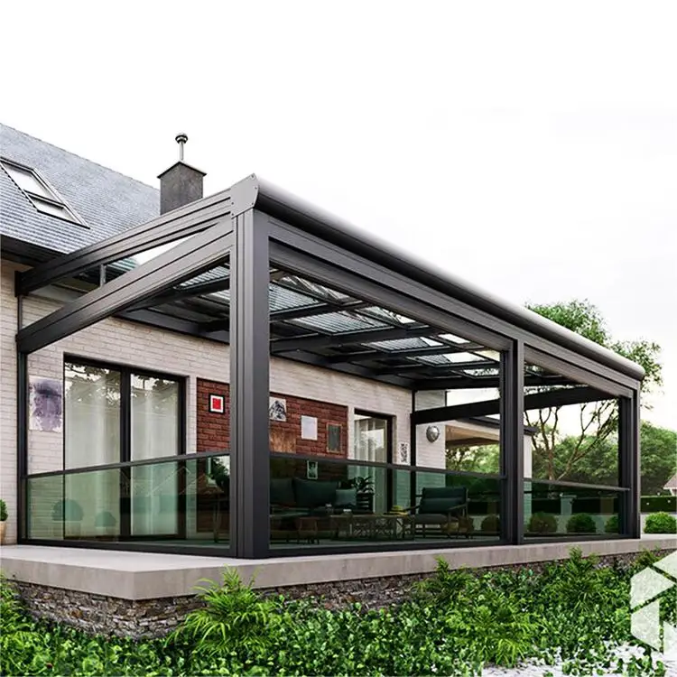 Low-E glass sunroom aluminium house garden room