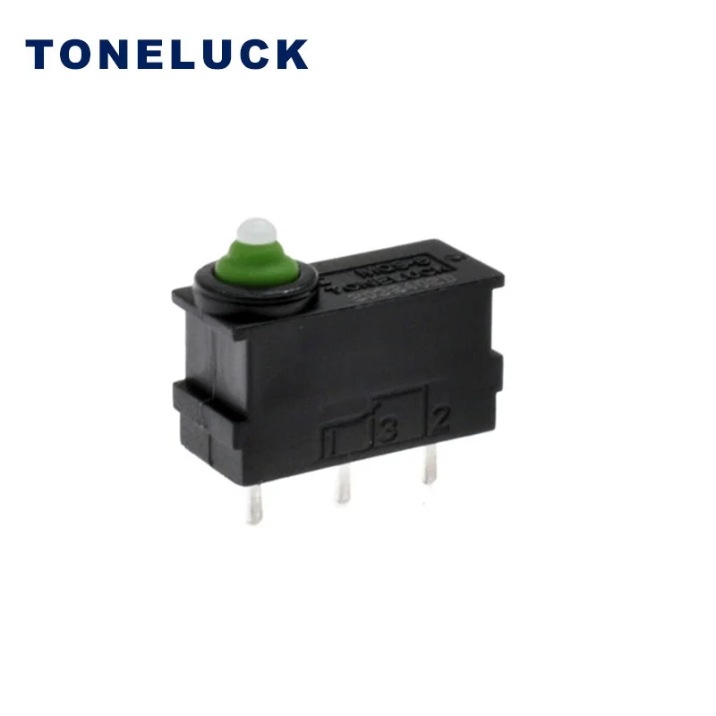 MQS-6 Microswitch 40T85 12V 24V Waterproof SPDT Push-button Mini Sealed Micro Switch IP65 IP67 for Sale