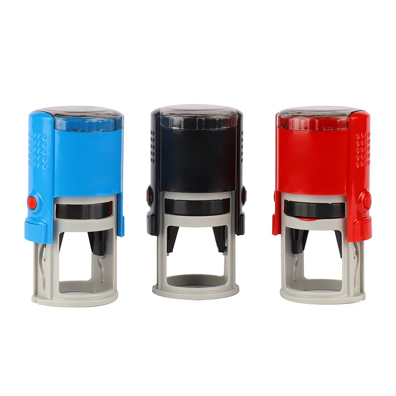 Индивидуальный логотип цветные высококачественные штампы офисные штамп с самими чернилами