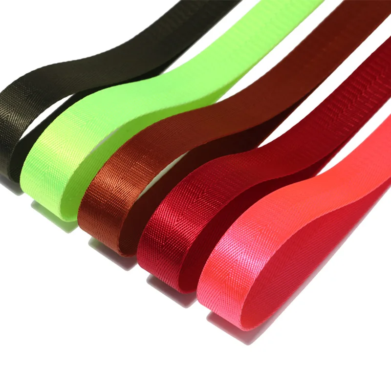 Factory Price 38mm Nylon Webbing Custom Polyester Webbing Strap for Car Seat Belt