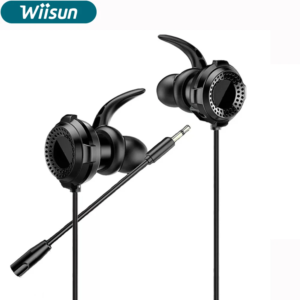 D Free Sample G20C 3.5mm Gaming Headset Gaming in-ear Earphone Headphone With Mic Volume Control PC Gamer Earphones For Pubg ps4