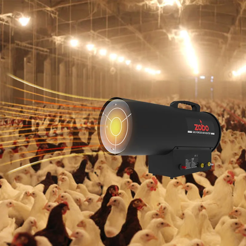 handheld hot air blower heating infrared gas brooder hester lpg poultry farm heat gun for greenhouse