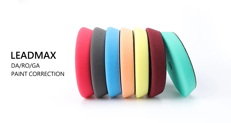 car paint polish products hand polishing machine detailing foam buffing pads bevel edge wax sponge auto cr  buffer polish pad