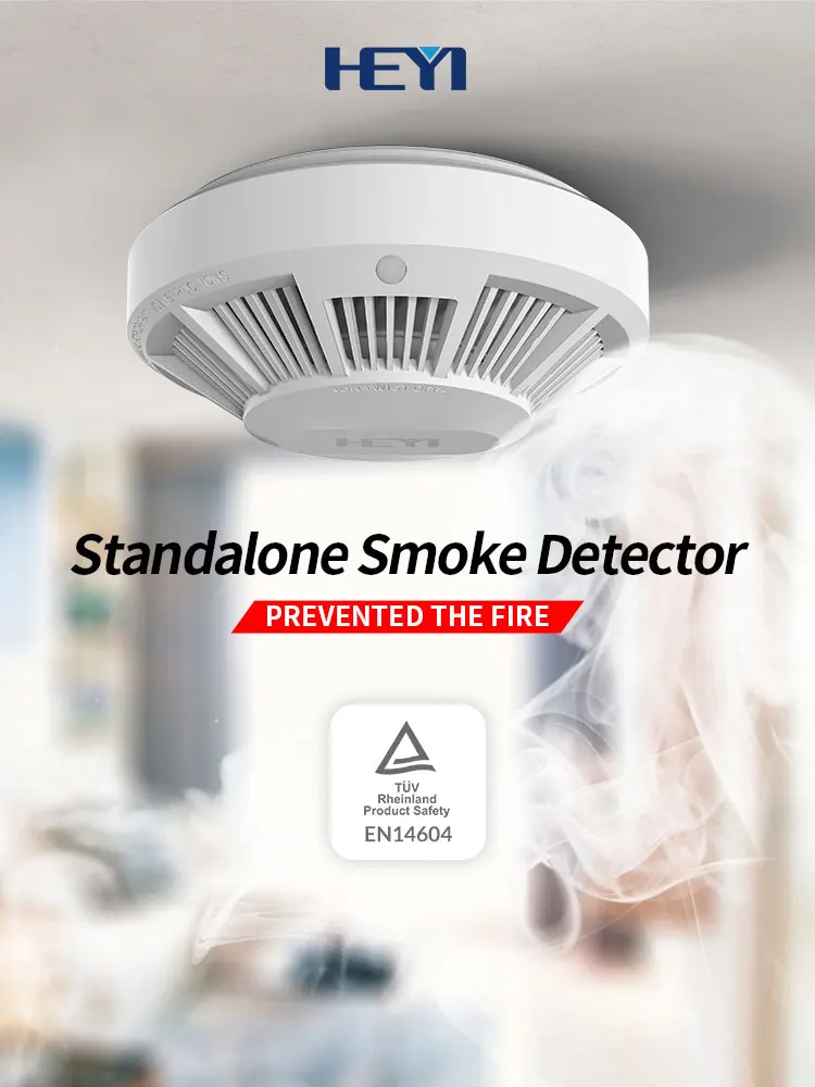 HEYI Kidde Smoke Carbon Monoxide Detector Combination Smoke  CO Alarm with Lithium Battery