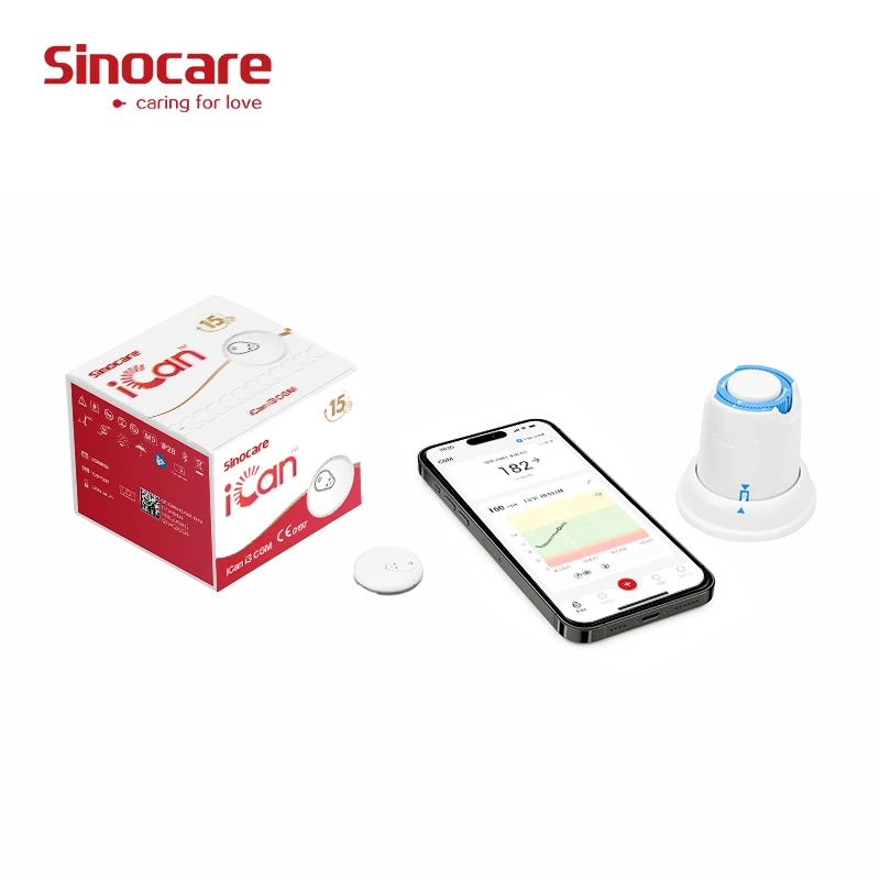 Sinocare iCan i3 Glucometer Blood Sugar Monitor Non Invasive Glucose Meter Glucose Strip Continuous Glucose Monitoring