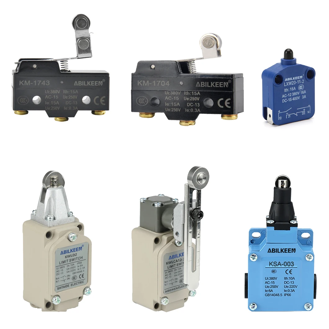 ABILKEEN Good price KZ-3270 IP67 Waterproof 5A 250VAC Double Circuit Travel Safety Limit Switch