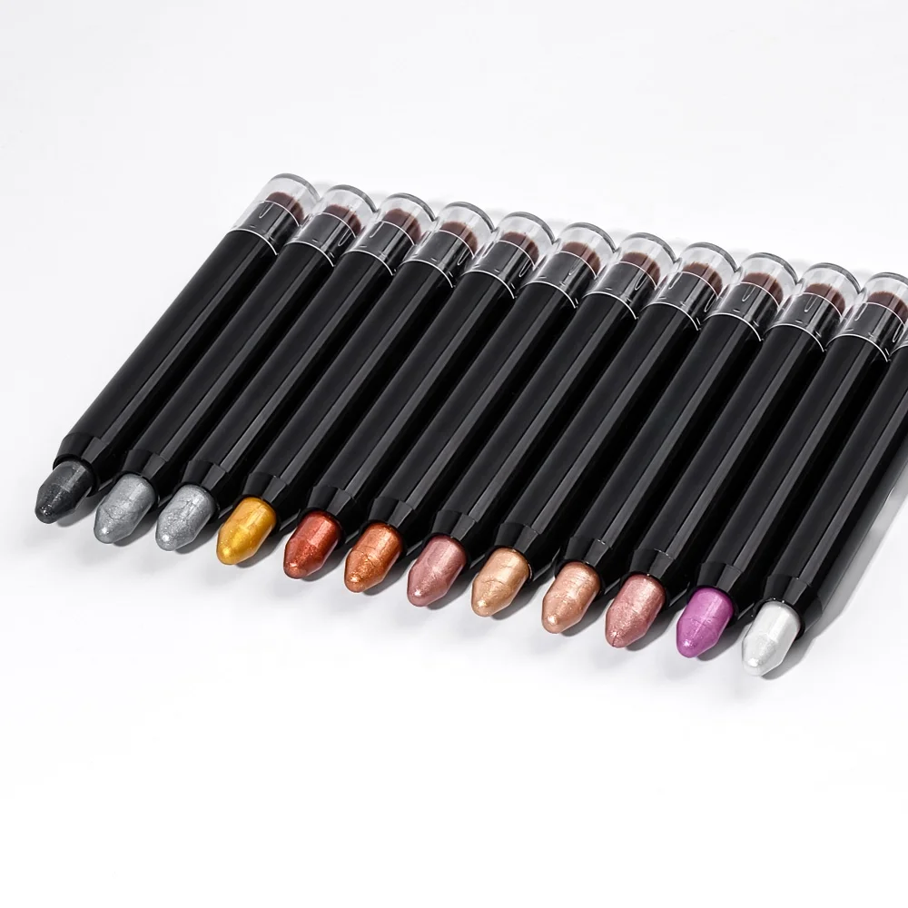 New Style Low MOQ Double Headed Highlighter Makeup Custom Cute Highlighter Pen Promotional Pen And Gel Wax Highlighter