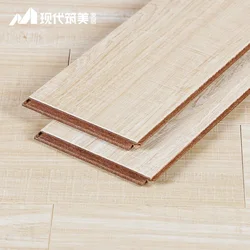Laminated flooring white oak high gloss german technique water proof class 32 ac4 hdf  laminate floors in china