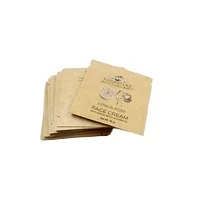 Custom Printed Cosmetic Sample Sachet 3 Side Sealed Flat Packaging Plastic Foil Pouch Bag Small Skincare CBD Oil Packaging  Bags